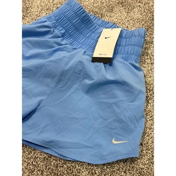 Nike Women's Light Blue Athletic Shorts - Picture 2 of 5